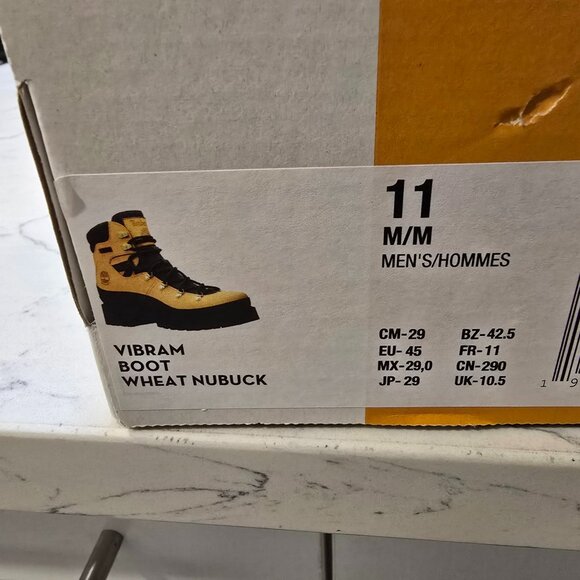 Timberland Premium 6" Waterproof Wheat Nubuck GORE-TEX VIBRAM BOOTS MENS 11 NEW - Picture 11 of 15